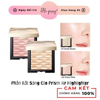 Phấn Highlight Bắt Sáng Clio Prism Air Highlighter tạo vùng bắt sáng cho gò má, sóng mũi, Hiệu ứng căng bóng