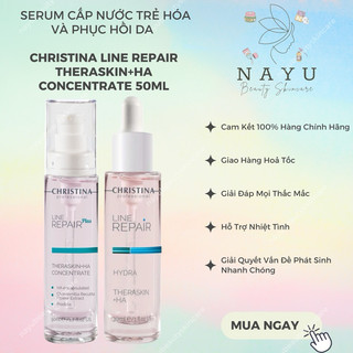   HÀNG CÔNG TY  SERUM CẤP NƯỚC TRẺ HÓA VÀ PHỤC HỒI DA CHRISTINA LINE REPAIR THERASKIN+HA CONCENTRATE 50ML 