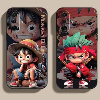 Ốp lưng Xiaomi Redmi K40 GAMING cạnh viền vuông, có bảo vệ camera in hình ONE PIECE, GOKU