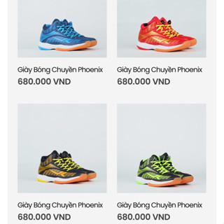 Giày Bóng chuyền Hoả Trâu [ Siêu êm  bền nhẹ chuyên cầy sân bê tông + tặng kèm tất hãng ]