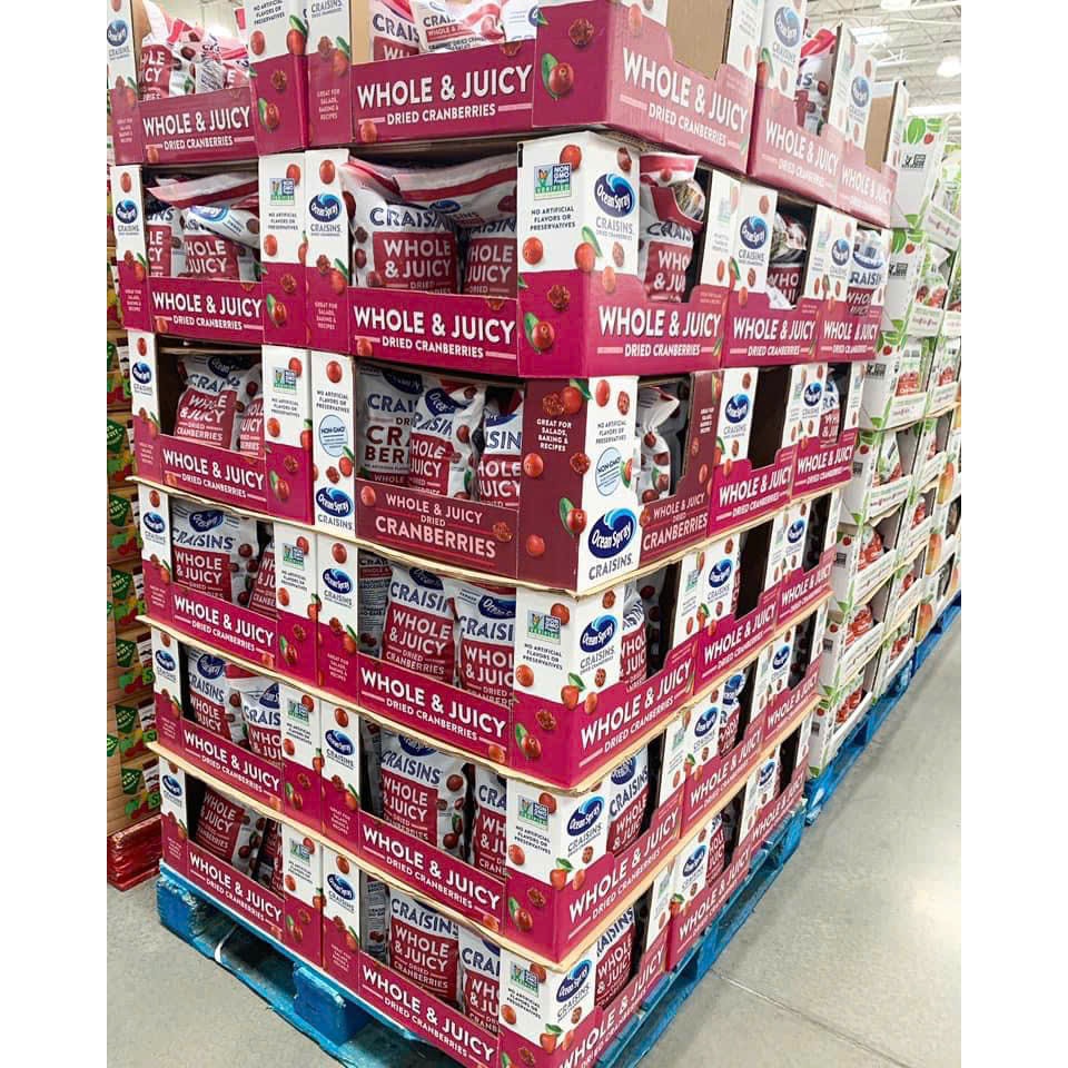 Trái Nam Việt Quất Craisins Ocean Spray 1.8kg (Trái Đỏ)