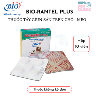 Thuốc Xổ Giun Bio Rantel Plus Dành Cho Chó Mèo