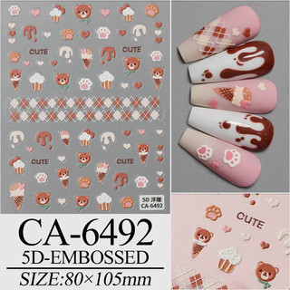 Sticker hình dán hoạt hình mẫu mới dán trang trí design nail siêu xinh