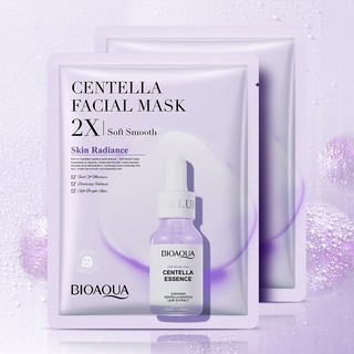   Combo 10 miếng  mặt nạ 2X Centella BioAqua dưỡng ẩm cấp nước săn chắc đàn hồi da 