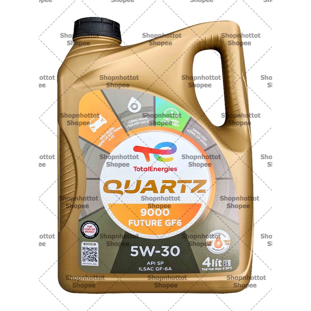 Dầu nhớt tổng hợp toàn phần Total Quartz 9000 5w30 4.000ml ( 4L ) - Shopnhottot
