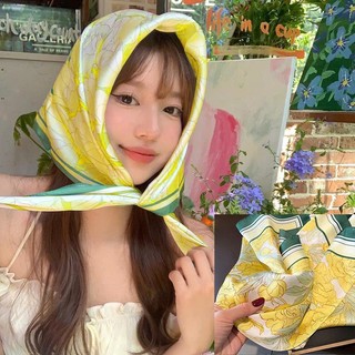 Khăn Lụa Choàng Cổ đẹp  Size Vuông 70x70Cm Khăn Lụa Quốc Dân T2F1