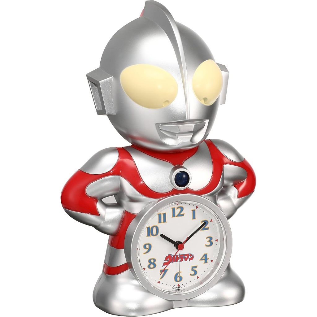 【Direct from Japan】Seiko Clock Alarm Clock Ultraman Character Type Talking Alarm Analog JF336A SEIKO