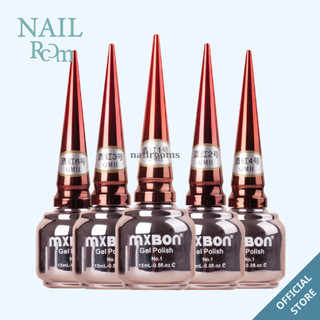  Sơn gel Mxbon tone đỏ - Sơn móng tay 6 màu tôn da chất gel đậm đặc lên chuẩn màu  lẻ 1 màu  