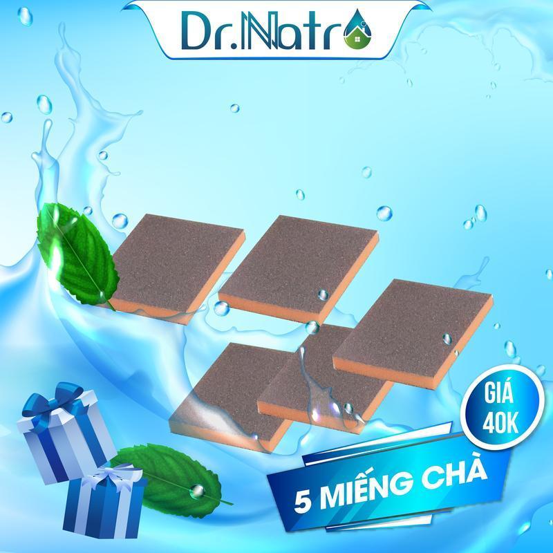 Combo 5 Miếng Chà Nhám Xốp Dr.Natro Đa Năng Hai Mặt Hỗ Trợ Làm Sạch Vết Bẩn Cứng Đầu