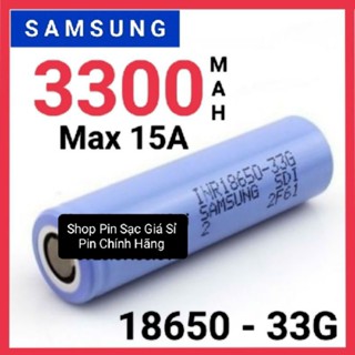 Pin SAMSUNG 18650 33G 3300mah KOREA