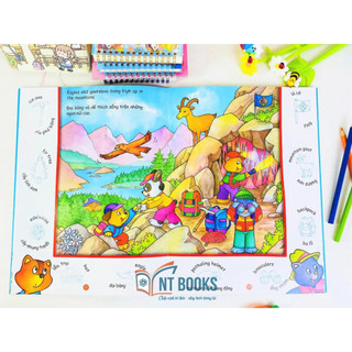 Sách My First 100 Words (Hơn 120 Stickers) - Bộ 2 cuốn - ND