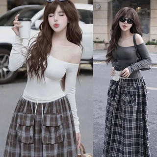 Áo Thun Dài Tay Lệch Vai Gợi Cảm Quyến Rũ Cho Nữ vải thun zip mịn m658