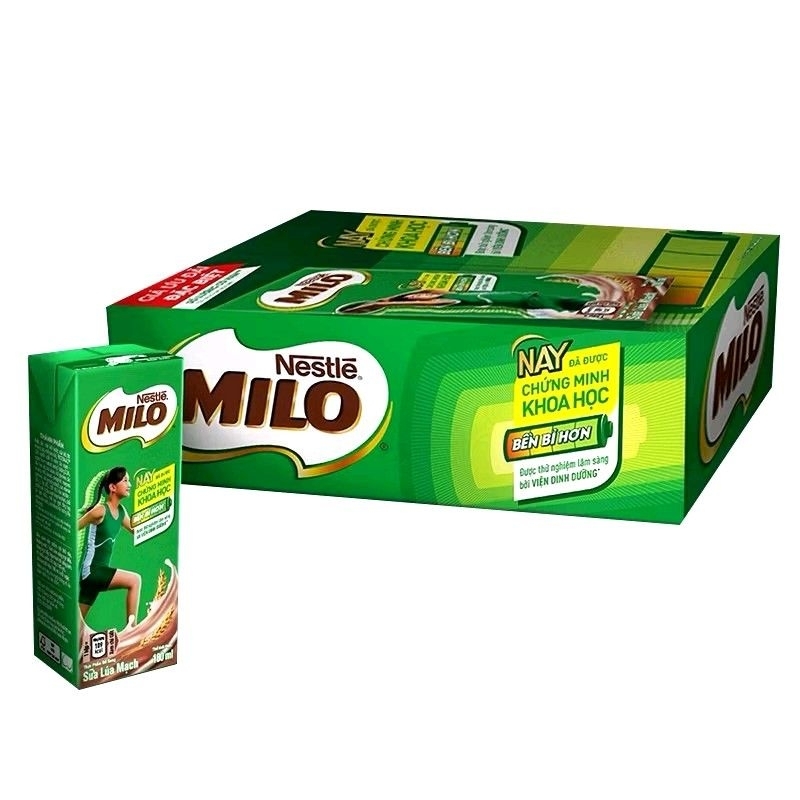Thùng 48 Hộp Sữa Milo 110ml, 180ml