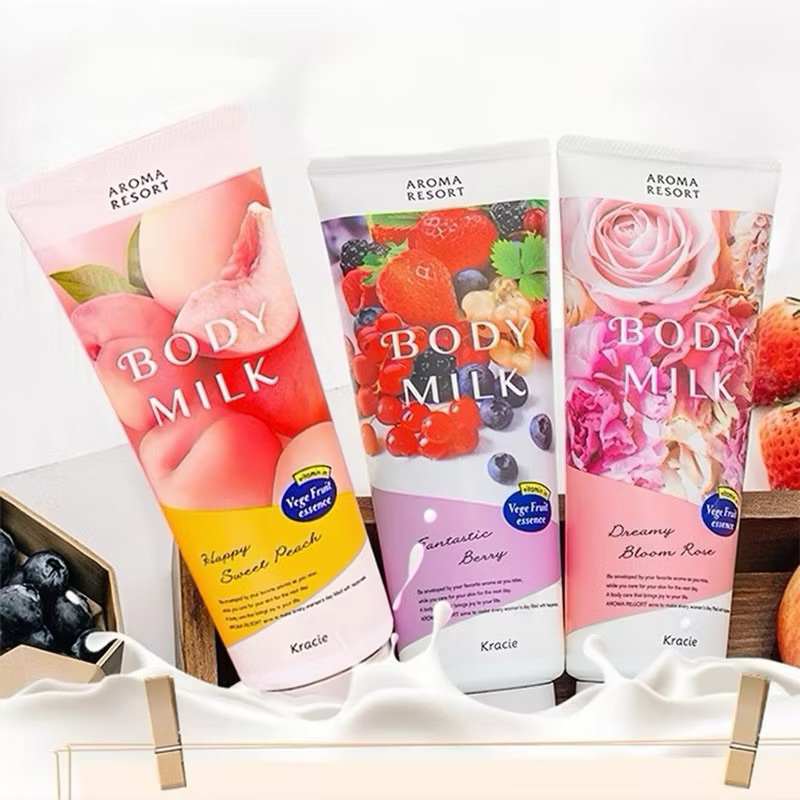 Sữa Dưỡng Thể Aroma Resort Kracie Body Milk 220g Nhật Bản