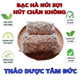 1kg bạc hà núi sợi khô sao vàng hạ thổ hút chân không