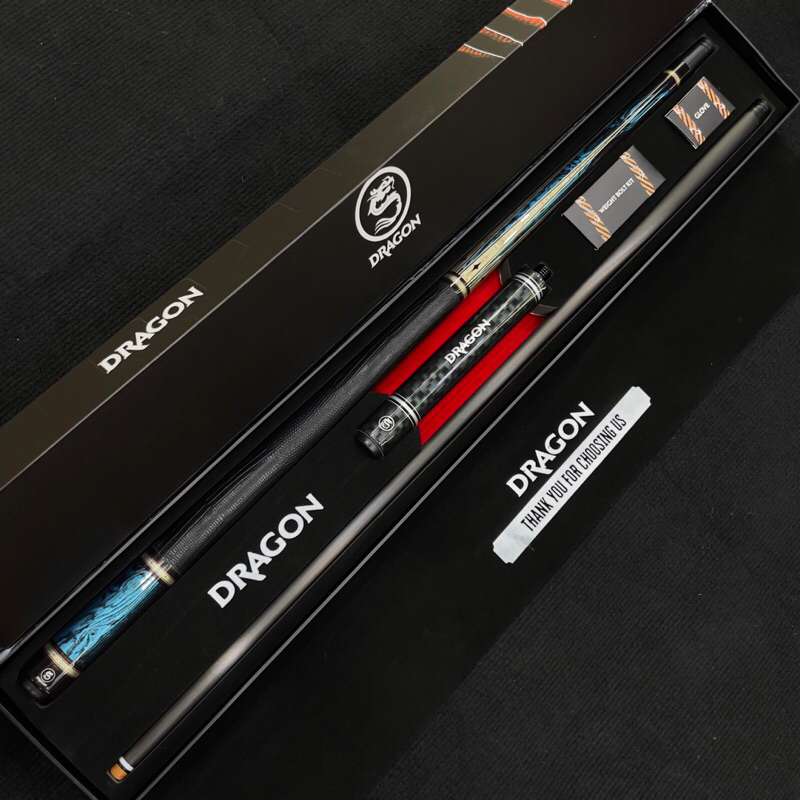 [DRAGON] Cơ bida lỗ full cacbon DRAGON LEGEND LD-BL1 (full box)