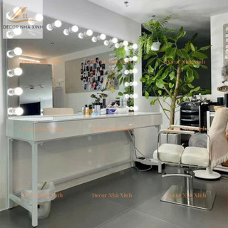  Gương Để Bàn Trang Điểm MakeUp Gương Đèn Led Bàn Trang Điềm   gương k kèm bàn  