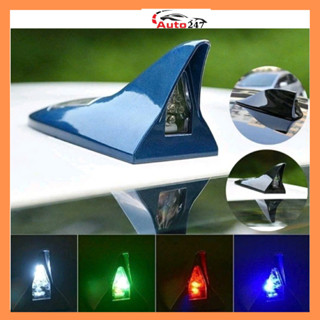 Ăng Ten Vây Cá Trang Trí Ô tô Có Đèn LED Sử Dụng Năng Lượng Mặt Trời Gắn Trên Nóc Xe Ô Tô