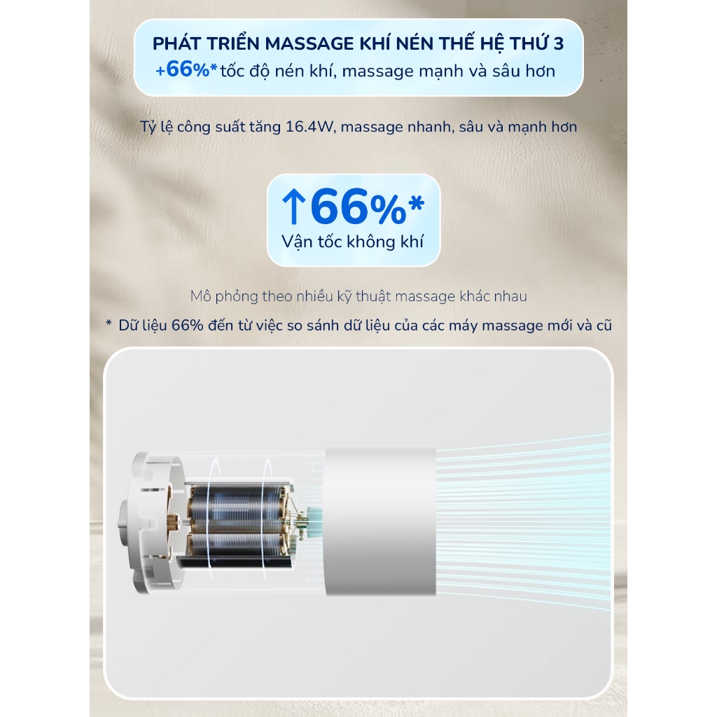 Máy Massage Chân BUMAS M5 - Thư Giãn Nhờ Massage Túi Khí BIONIC Mô Phỏng Bàn Tay Con Người