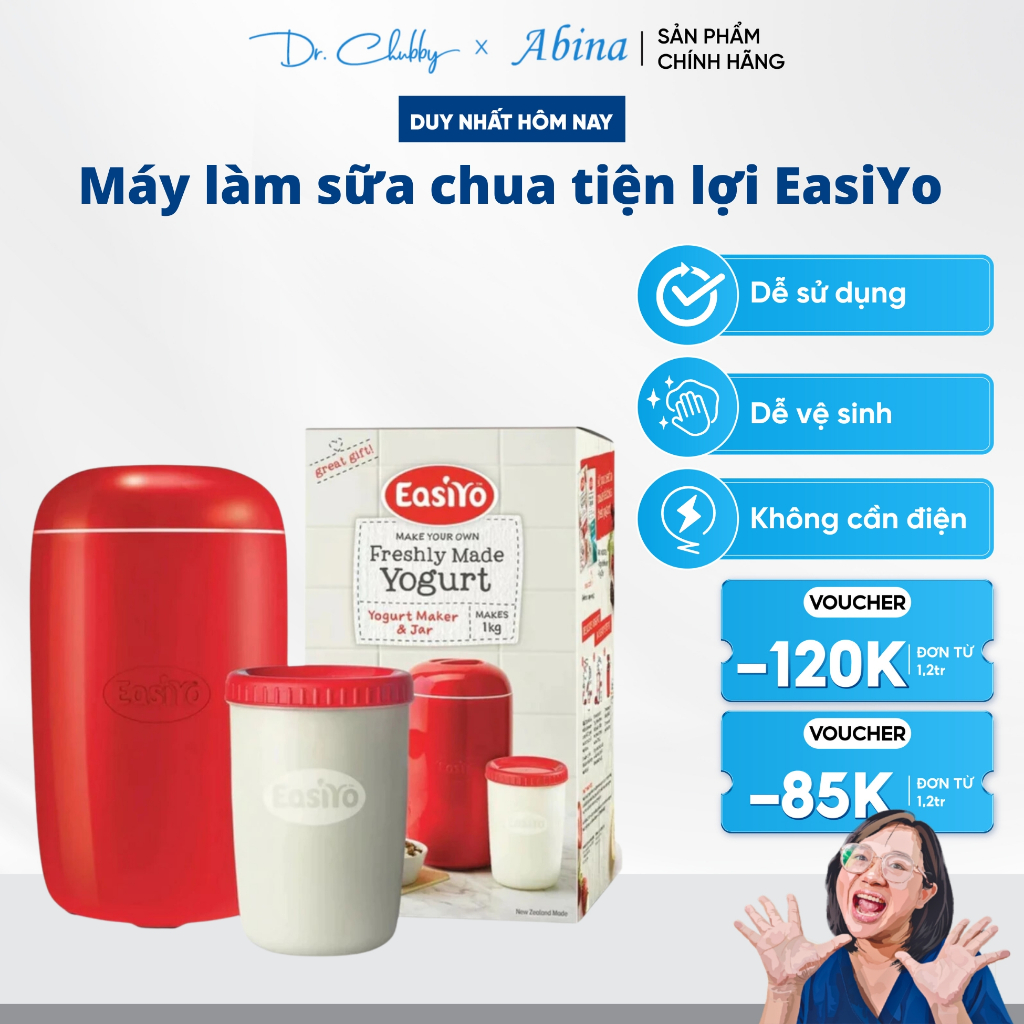 Máy làm sữa chua EasiYo Yogurt Maker - Dr Chubby