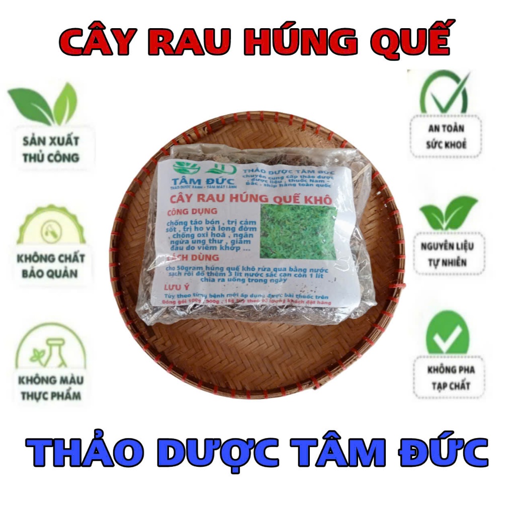 100g cây rau húng quế sấy khô