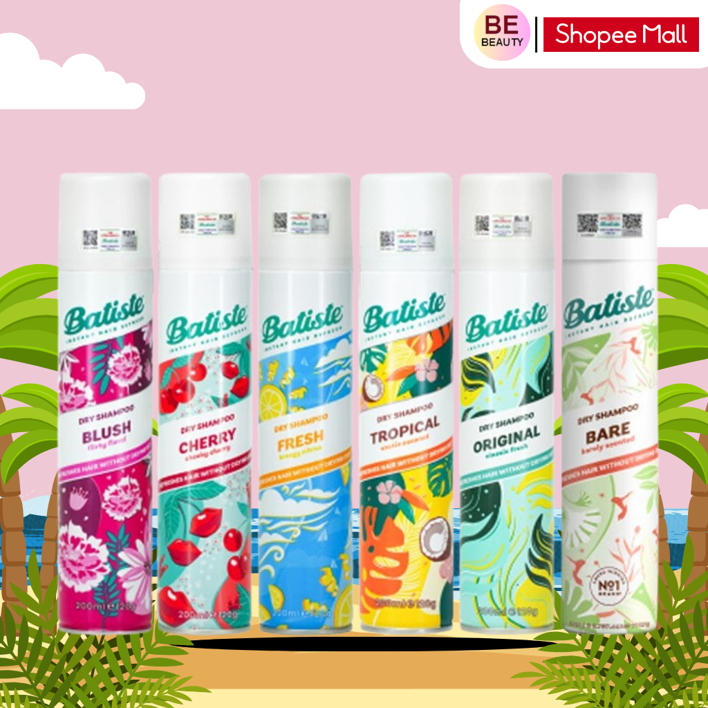 Dầu Gội Khô Batiste Dry Shampoo 50ml và 200ml