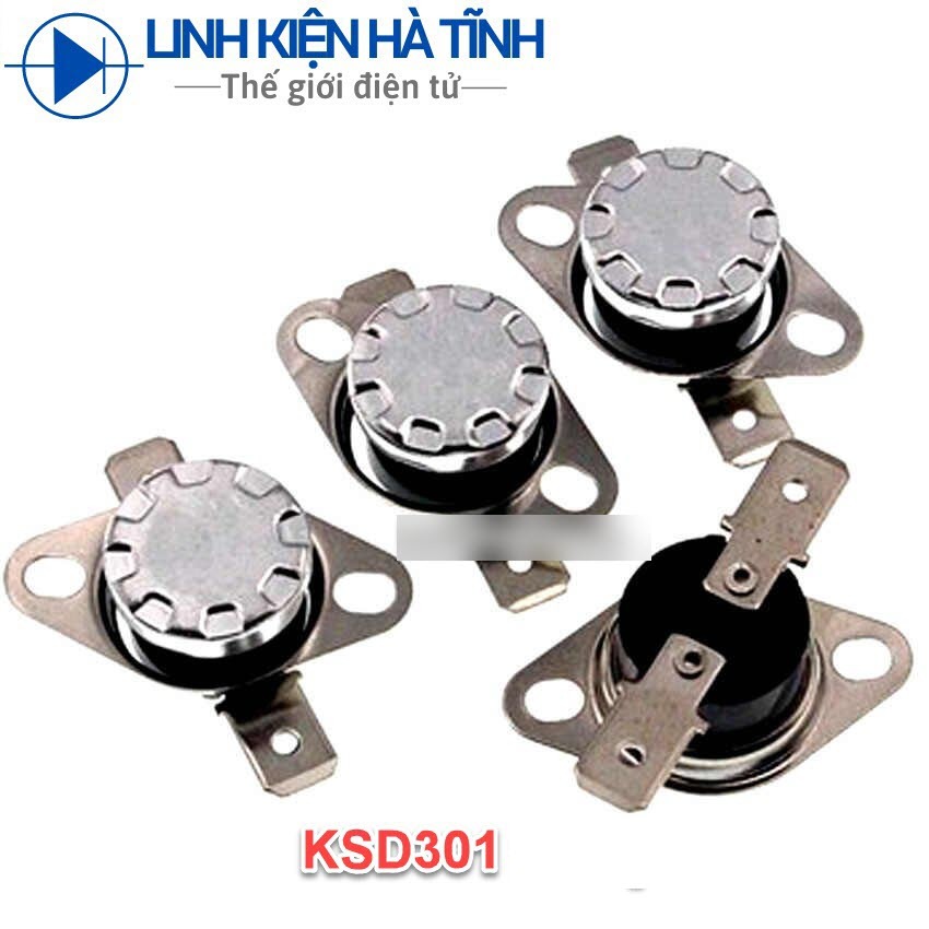 Túi 10 cái Công tắc rơ le nhiệt KSD301 135 độ