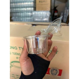  Set 2000 hủ sốt 4oz 120ml  nắp liền UKP- Đựng panna cottta  nước chấm tương ớt 