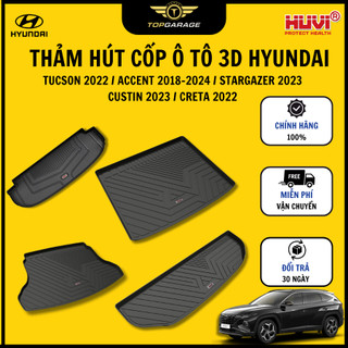 Thảm lót cốp ô tô Hyundai, thảm hút cốp ô tô 3D Hyundai | TOP GARAGE STORE