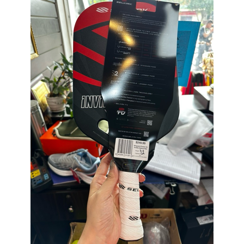 Vợt pickleball Selkirk Vanguard air nhập khẩu chính hãng có tem mác
