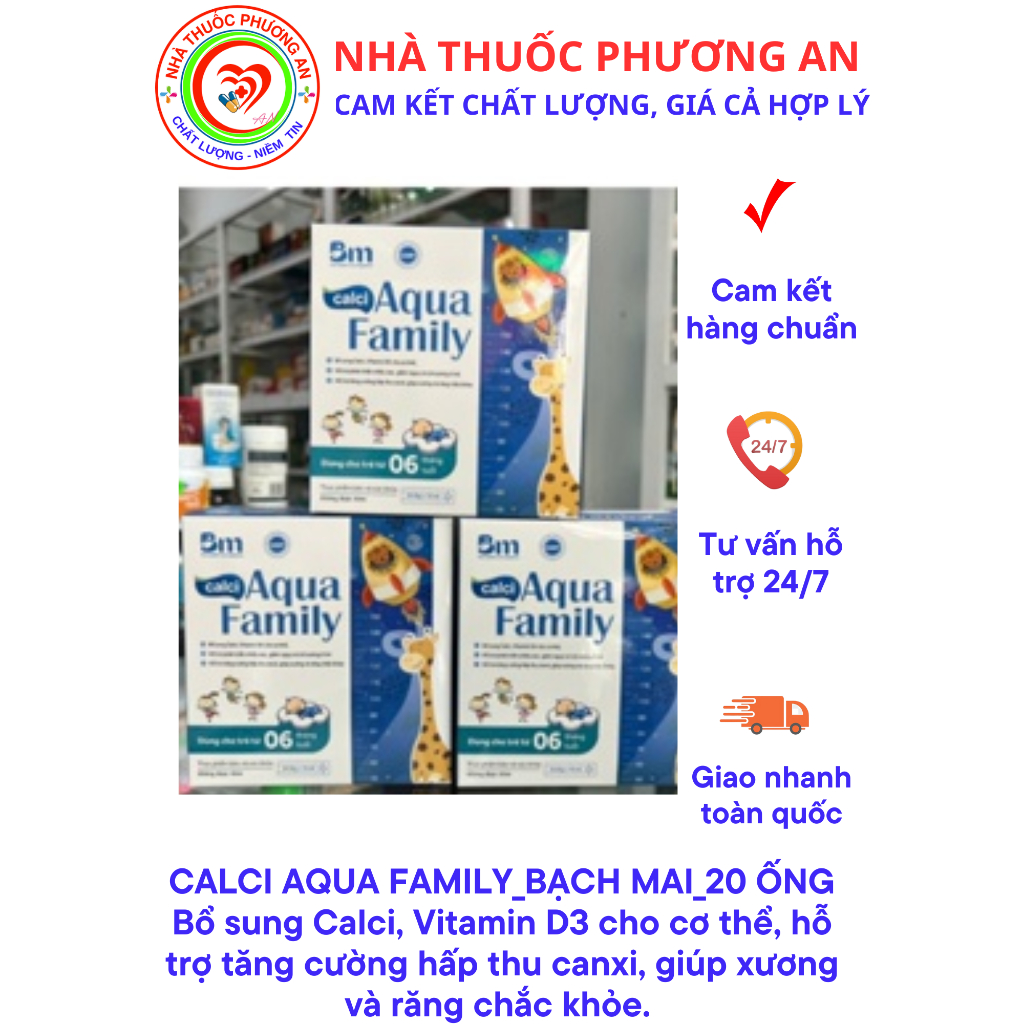 CALCI AQUA FAMILY_BẠCH MAI_20 ỐNG