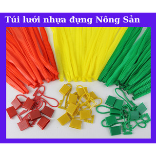 100 - cái Túi Lưới đựng Hành Tỏi túi đựng dừa sáp trái Cây bọc chậu Lan đựng rau củ quả siêu thị 
