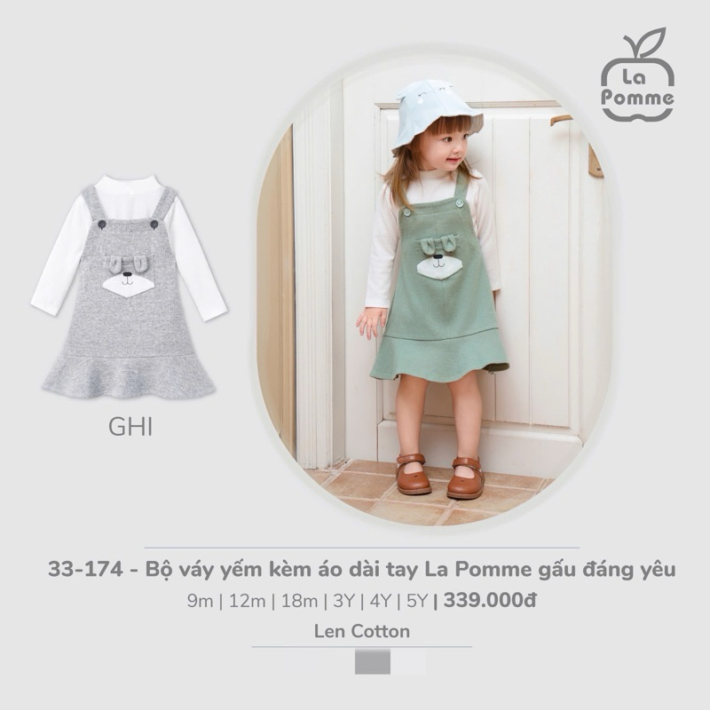 [ La Pomme ] Váy La pomme điệu đà cho bé