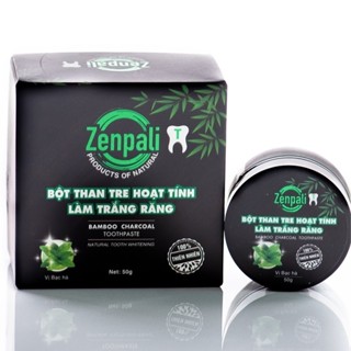 Bột than tre hoạt tính Zenpali 50g tác dụng làm trắng răng