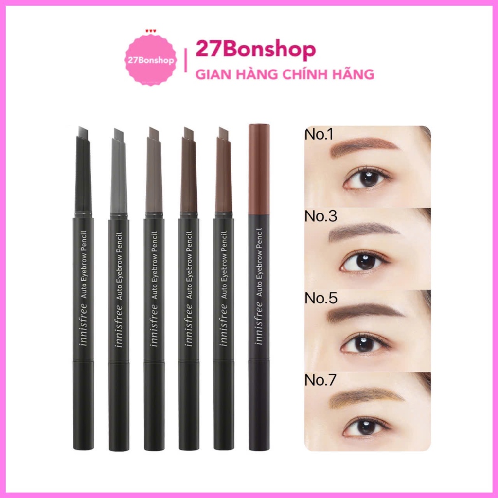CHÌ KẺ MÀY INNISFREE AUTO EYEBROW PENCIL