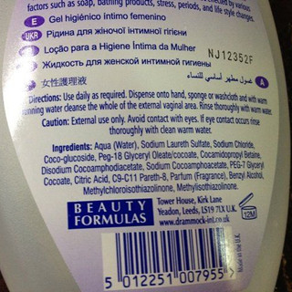 Dung dịch vệ sinh Beauty Formulas Feminine