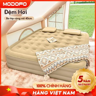 🏆🏆【Quà Máy Bơm Điện+Gối Nệm Hơi Đệm Hơi Tự Bơm Nệm Hơi Gấp Gọn Giường Bơm Hơi 1/2/3 Người