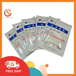 Bông ( xốp ) cầm máu dùng trong nha khoa