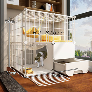 [ MỚI VỀ ] Chuồng chó, chuồng mèo 2 tầng lắp ghép đa năng sơn tĩnh điện không gỉ.