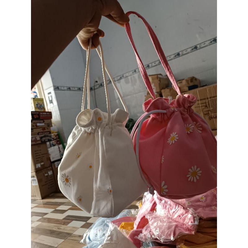 Túi rút Canvas xinh Anessa