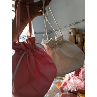 Túi rút Canvas xinh Anessa