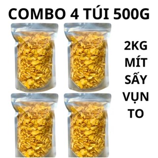 2kg ( 4 túi ) Mít Sấy Vỡ giòn ngon ngọt NATURE FOOD