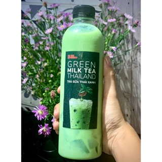 Trà sữa trân châu thái xanh The Bready 500ml