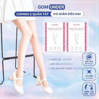  Combo 2 quần tất nữ tàng hình GOM UNDER quần vớ da thật chân co dãn bền dai thon gọn chân - QT-1022-CB2 