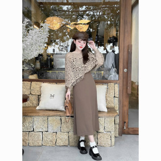Tira Mama Design [ SV1607 ] Set váy áo ren tua rua 3 màu thời trang