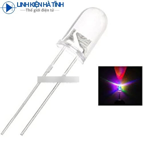 [25 CHIẾC] LED 7 MÀU LED NHẤP NHÁY5MM NHÁY CHẬM
