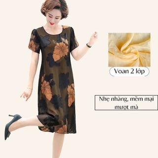 Đầm  trung niên Cao cấp  rambut 🎉🎉