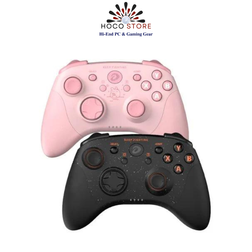 Tay cầm chơi game bluetooth Dareu H101X Wireless Back ( Black / Pink ) - Hoco Store PC