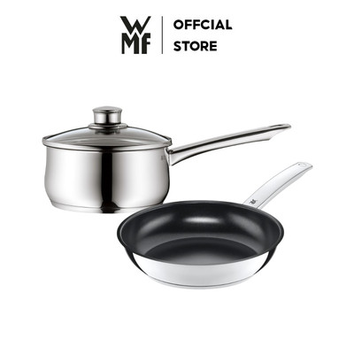 [Combo] Quánh WMF Diadem 16cm Vung Kính, Dung tích 1.4L + Chảo xào chống dính WMF Durado 20cm