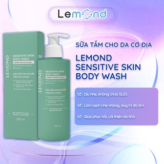  Sữa Tắm Dịu Nhẹ Lemond Sensitive Skin Body Wash Dưỡng Ẩm Dịu Nhẹ Cho Người Da Nhạy Cảm Chai 250ml 